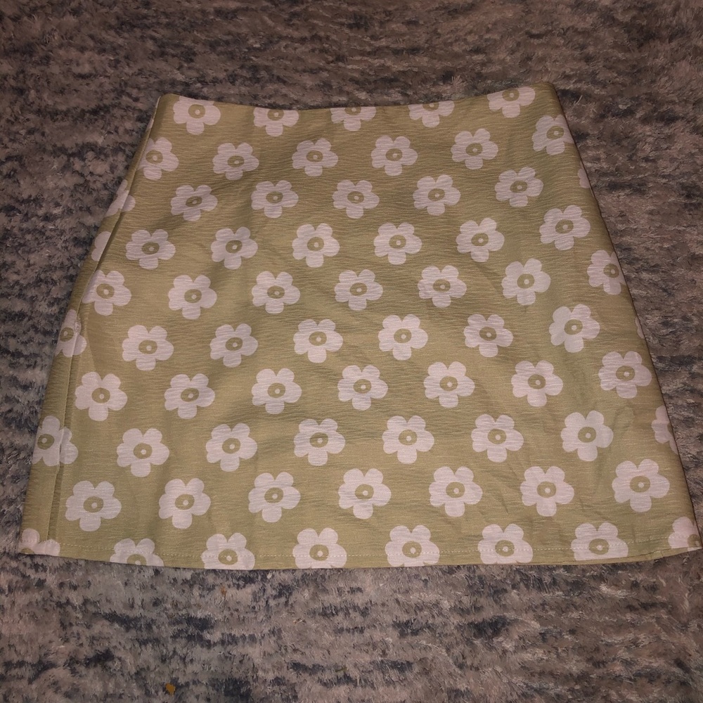 Light green indie skirt